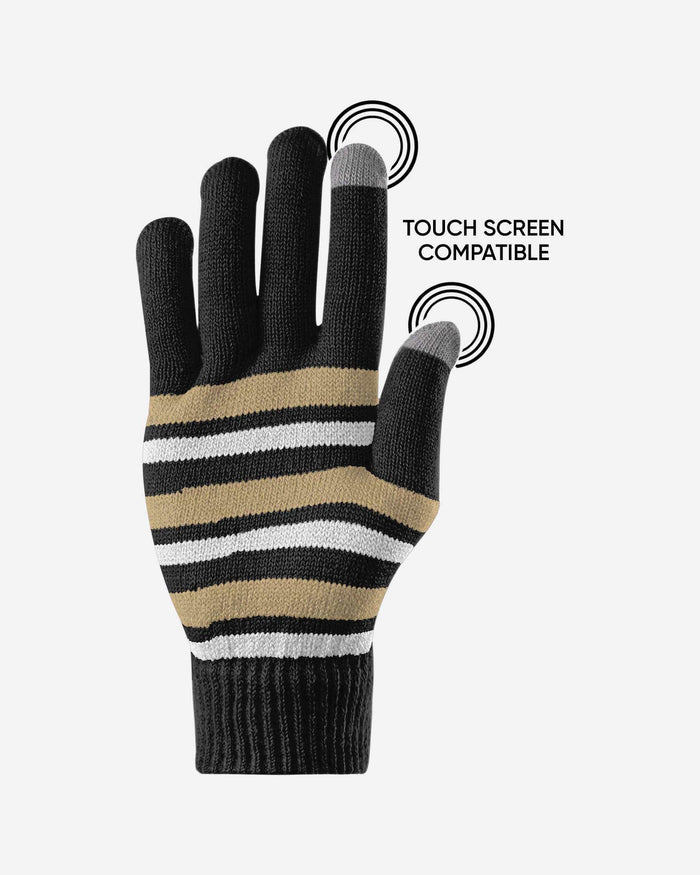 New Orleans Saints Stretch Gloves FOCO - FOCO.com