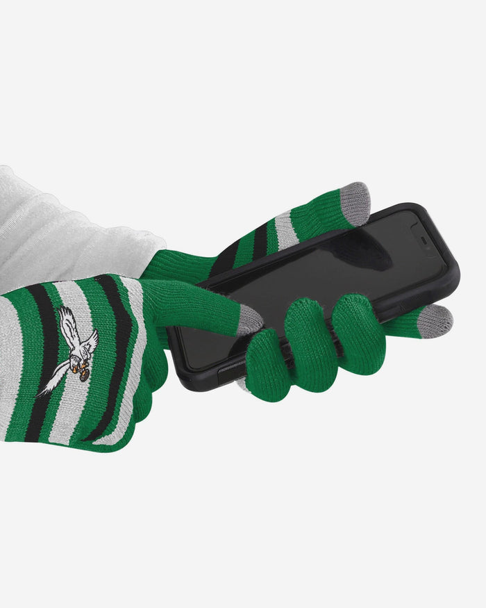 Philadelphia Eagles Kelly Green Stretch Glove FOCO - FOCO.com
