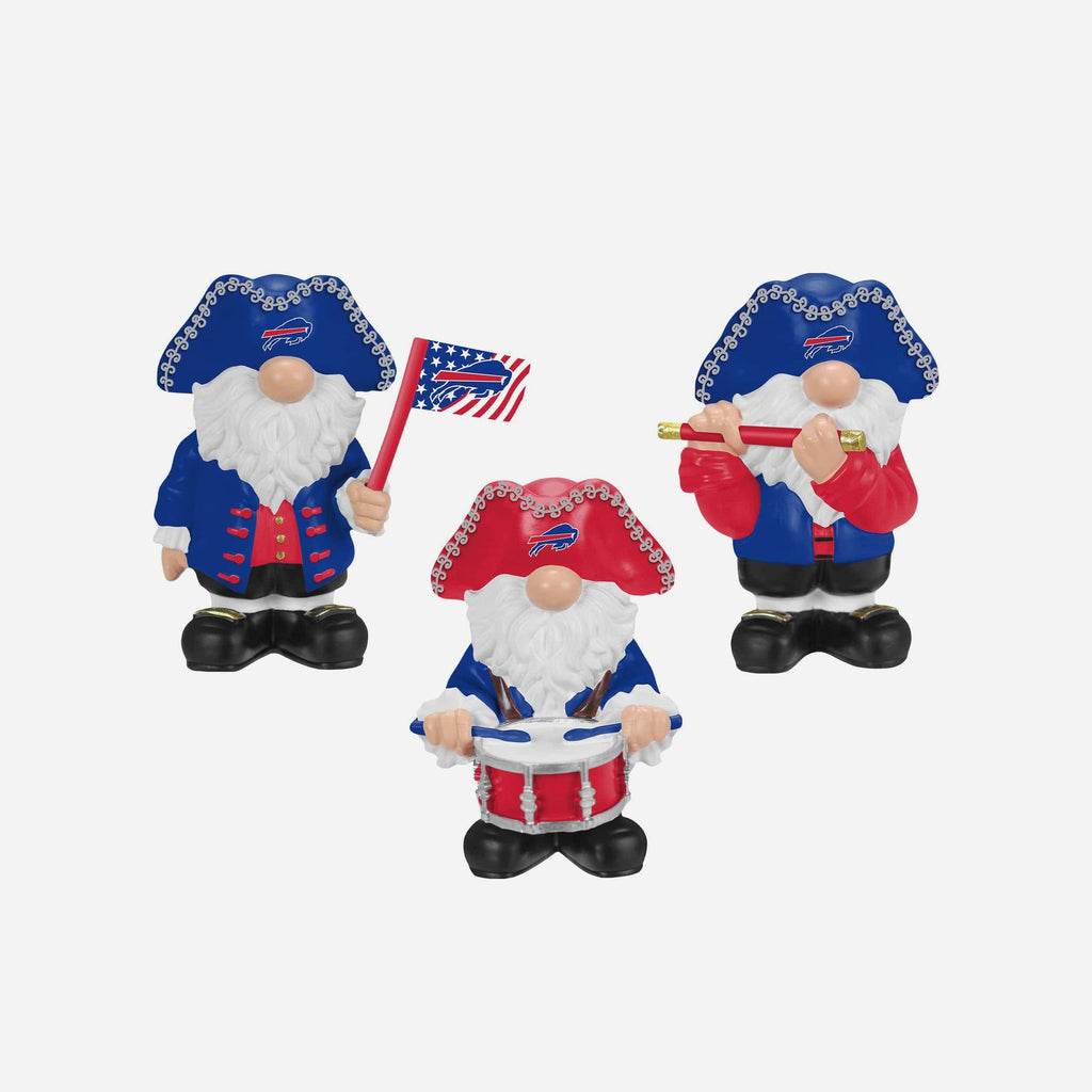 Buffalo Bills 3 Pack Americana Mini Gnome Set FOCO - FOCO.com