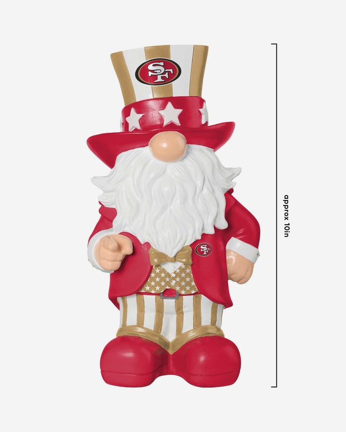 San Francisco 49ers Americana Gnome FOCO - FOCO.com