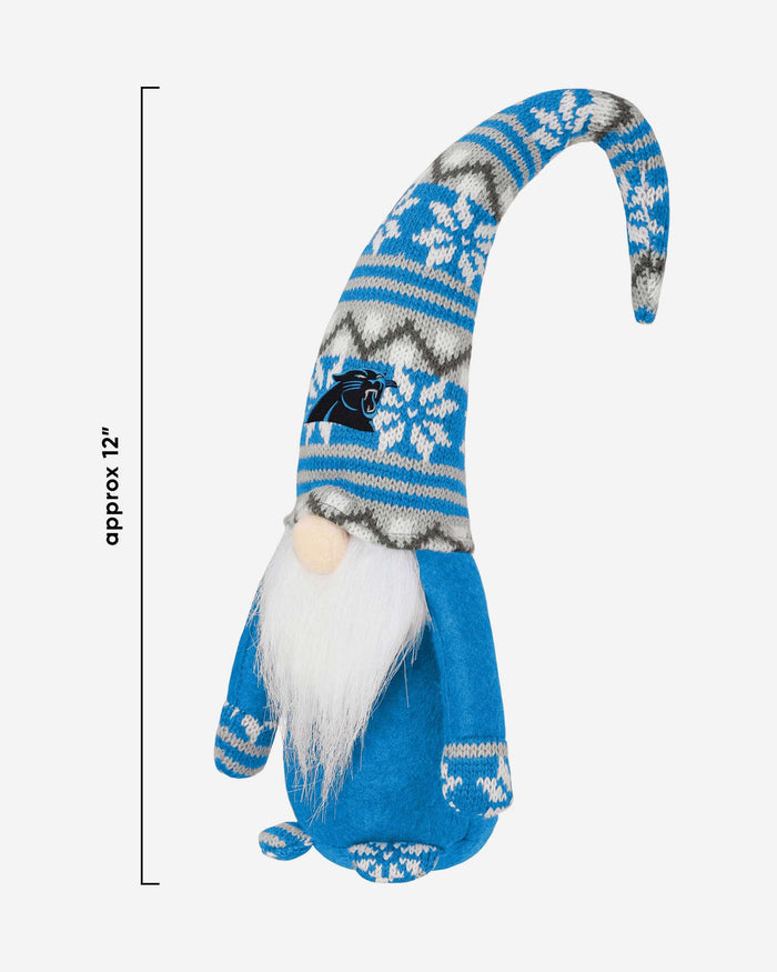 Carolina Panthers Bent Hat Plush Gnome FOCO - FOCO.com