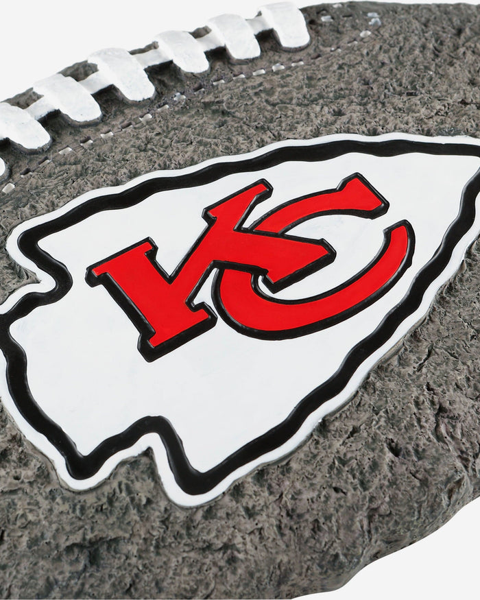 Kansas City Chiefs Ball Garden Stone FOCO - FOCO.com