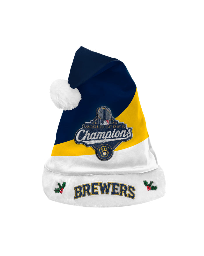 Milwaukee Brewers 2026 World Series Champions Basic Santa Hat FOCO - FOCO.com