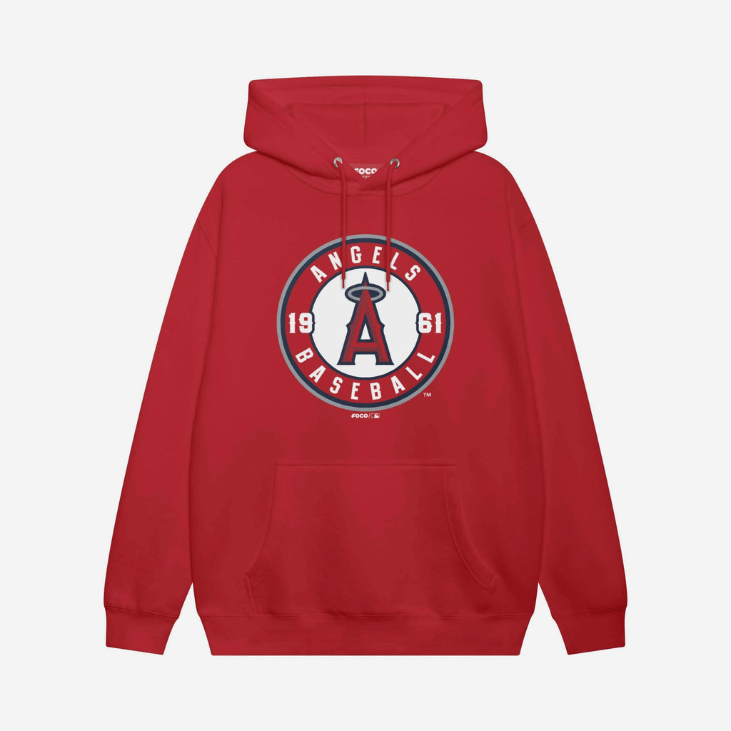 Los Angeles Angels 2012 Alternate Logo Hoodie FOCO Red S - FOCO.com