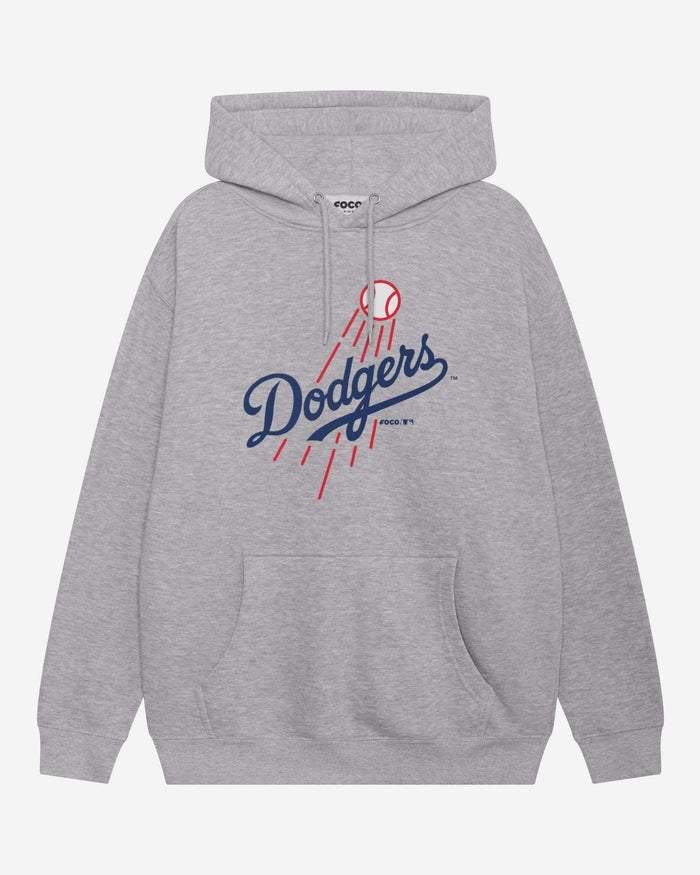 Los Angeles Dodgers Alternate Logo Hoodie FOCO Athletic Heather S - FOCO.com