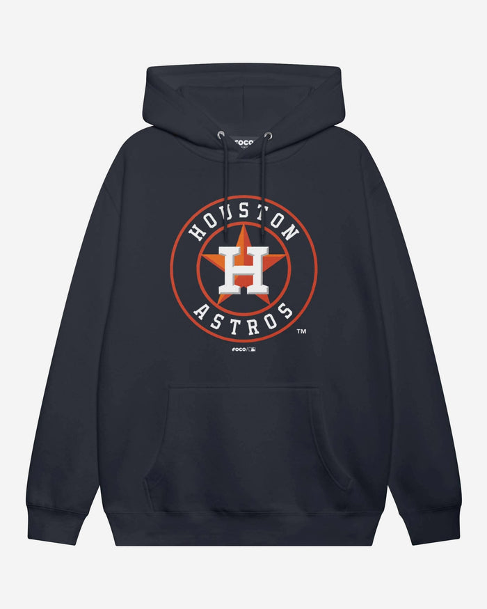Houston Astros Alternate Logo Hoodie FOCO Navy S - FOCO.com