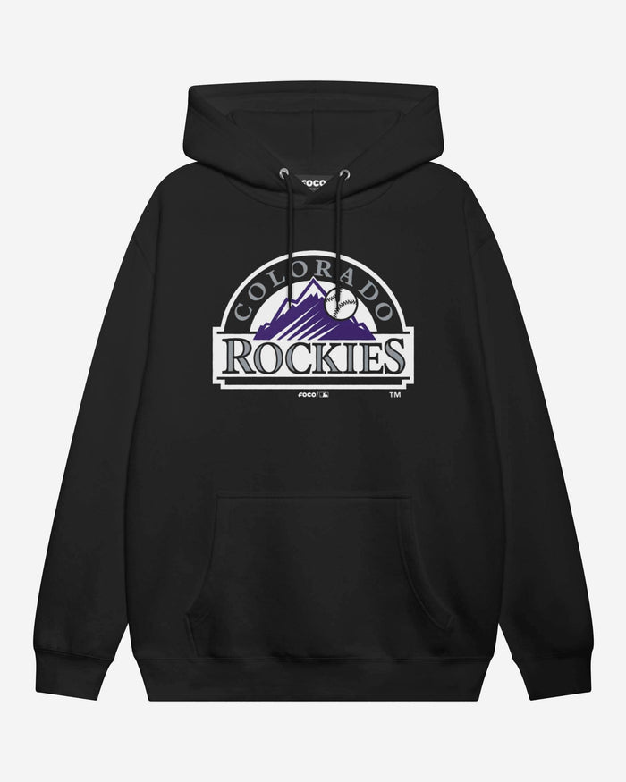 Colorado Rockies Alternate Logo Hoodie FOCO Black S - FOCO.com