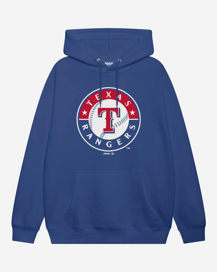 Texas Rangers 2024 Alternate Logo Hoodie FOCO True Royal S - FOCO.com