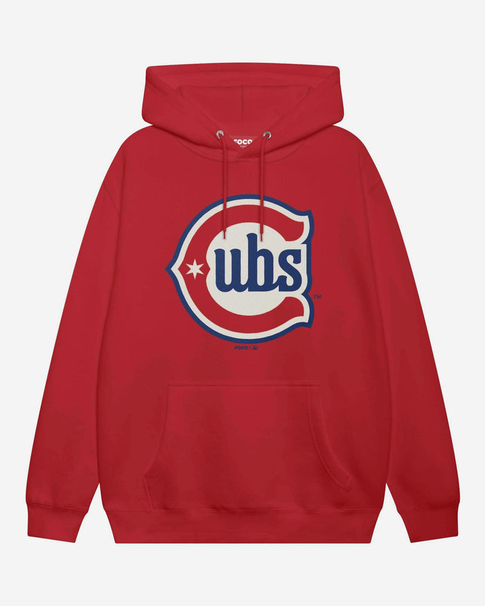 Chicago Cubs 2025 Alternate Logo Hoodie FOCO Red S - FOCO.com
