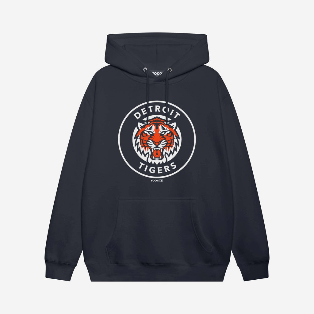 Detroit Tigers Alternate Logo Hoodie FOCO Navy S - FOCO.com