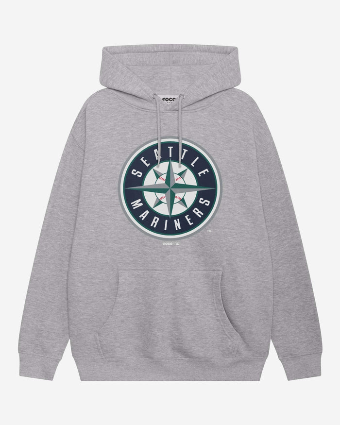 Seattle Mariners Alternate Logo Hoodie FOCO Athletic Heather S - FOCO.com