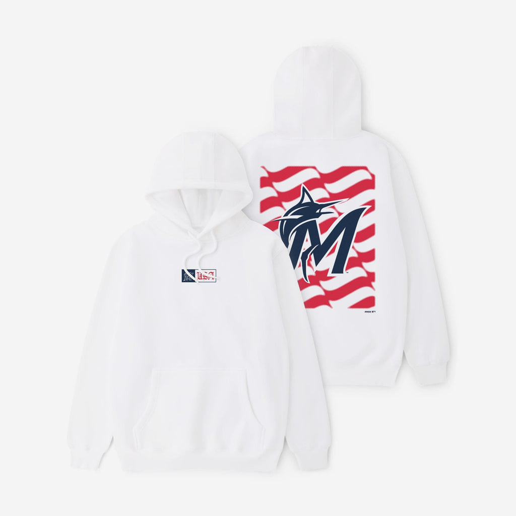 Miami Marlins American Heritage Hoodie FOCO S - FOCO.com