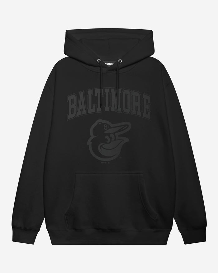 Baltimore Orioles Blackout Hoodie FOCO S - FOCO.com