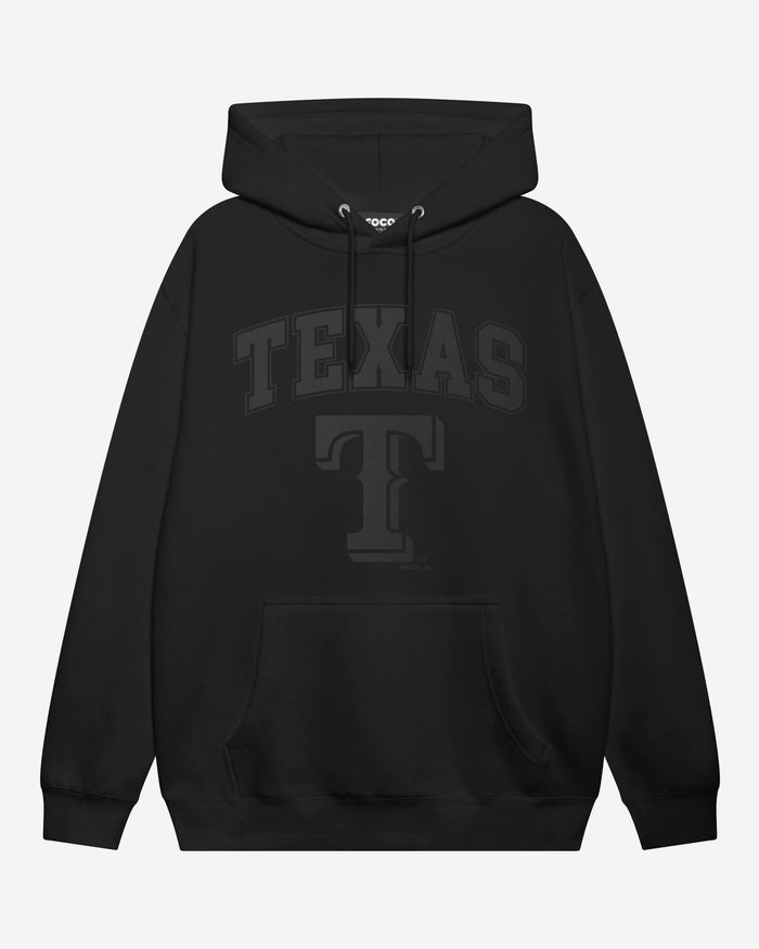 Texas Rangers Blackout Hoodie FOCO S - FOCO.com