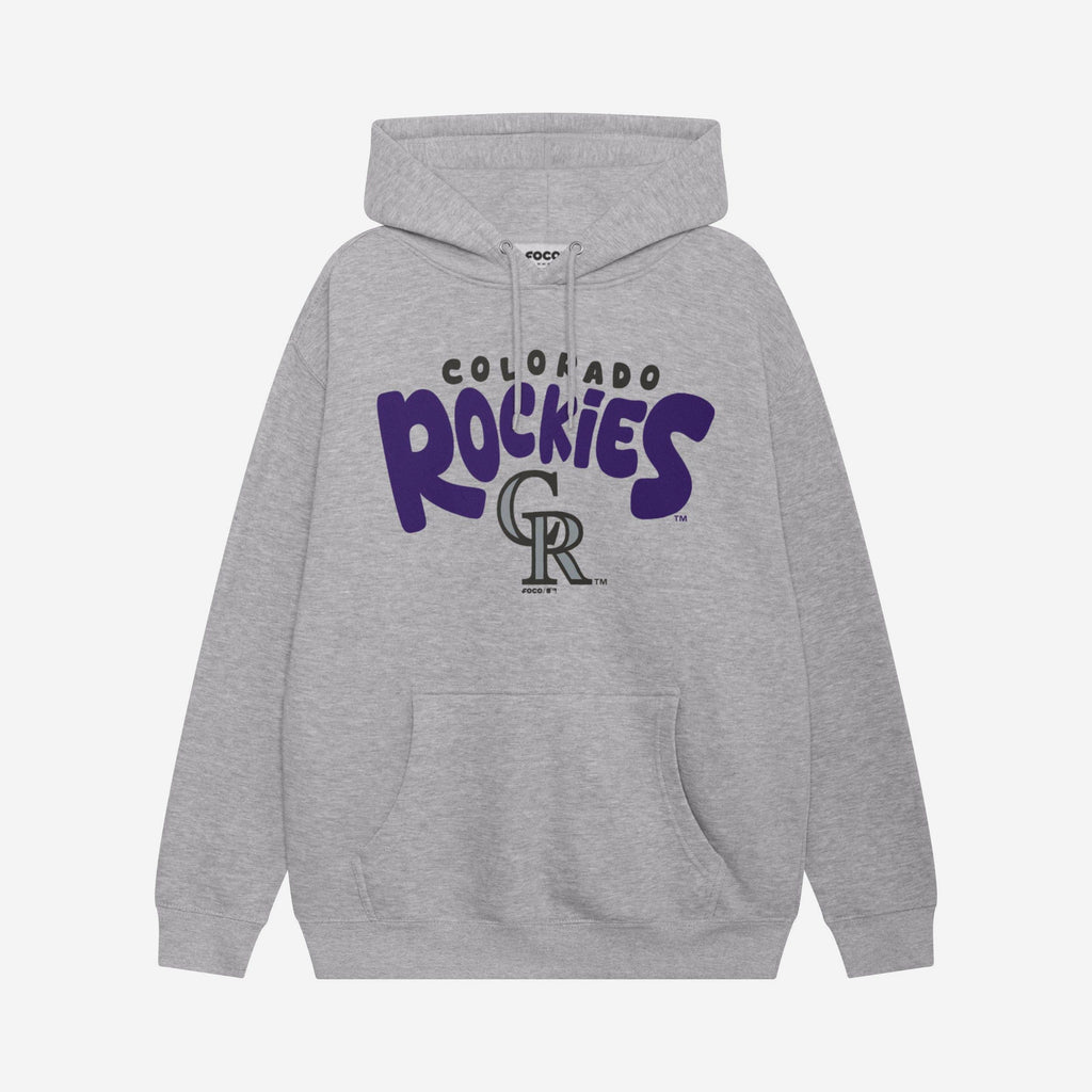 Colorado Rockies Bubble Hoodie FOCO S - FOCO.com