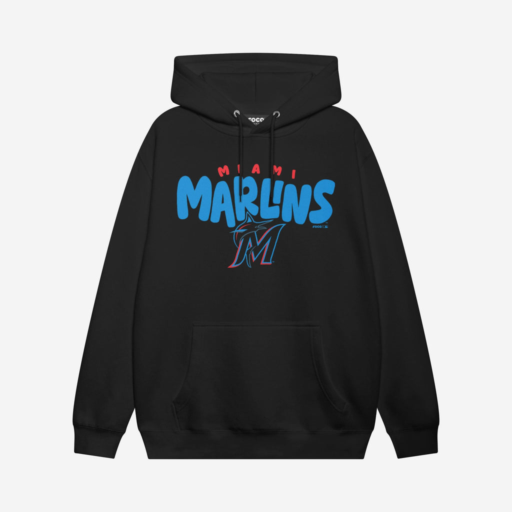 Miami Marlins Bubble Hoodie FOCO S - FOCO.com