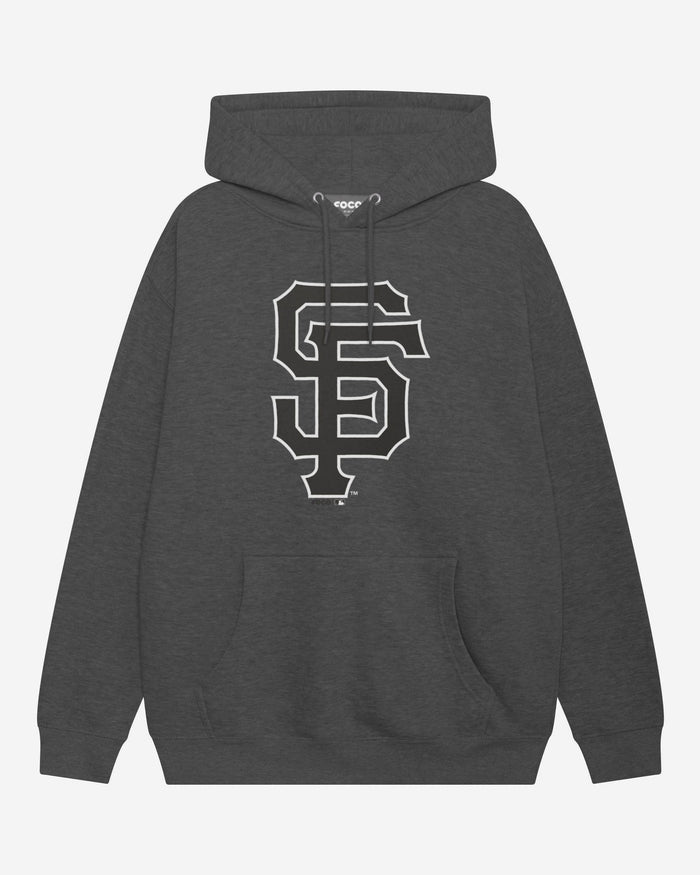 San Francisco Giants Black & White Primary Logo Hoodie FOCO S - FOCO.com