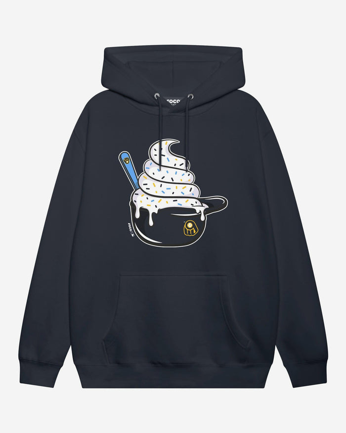 Milwaukee Brewers Ice Cream Helmet Hoodie FOCO S - FOCO.com