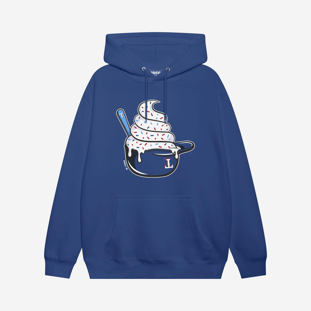 Texas Rangers Ice Cream Helmet Hoodie FOCO S - FOCO.com