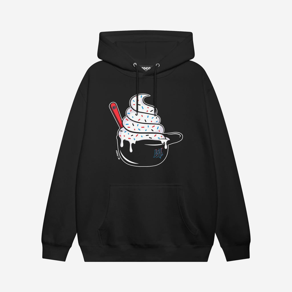 Miami Marlins Ice Cream Helmet Hoodie FOCO S - FOCO.com