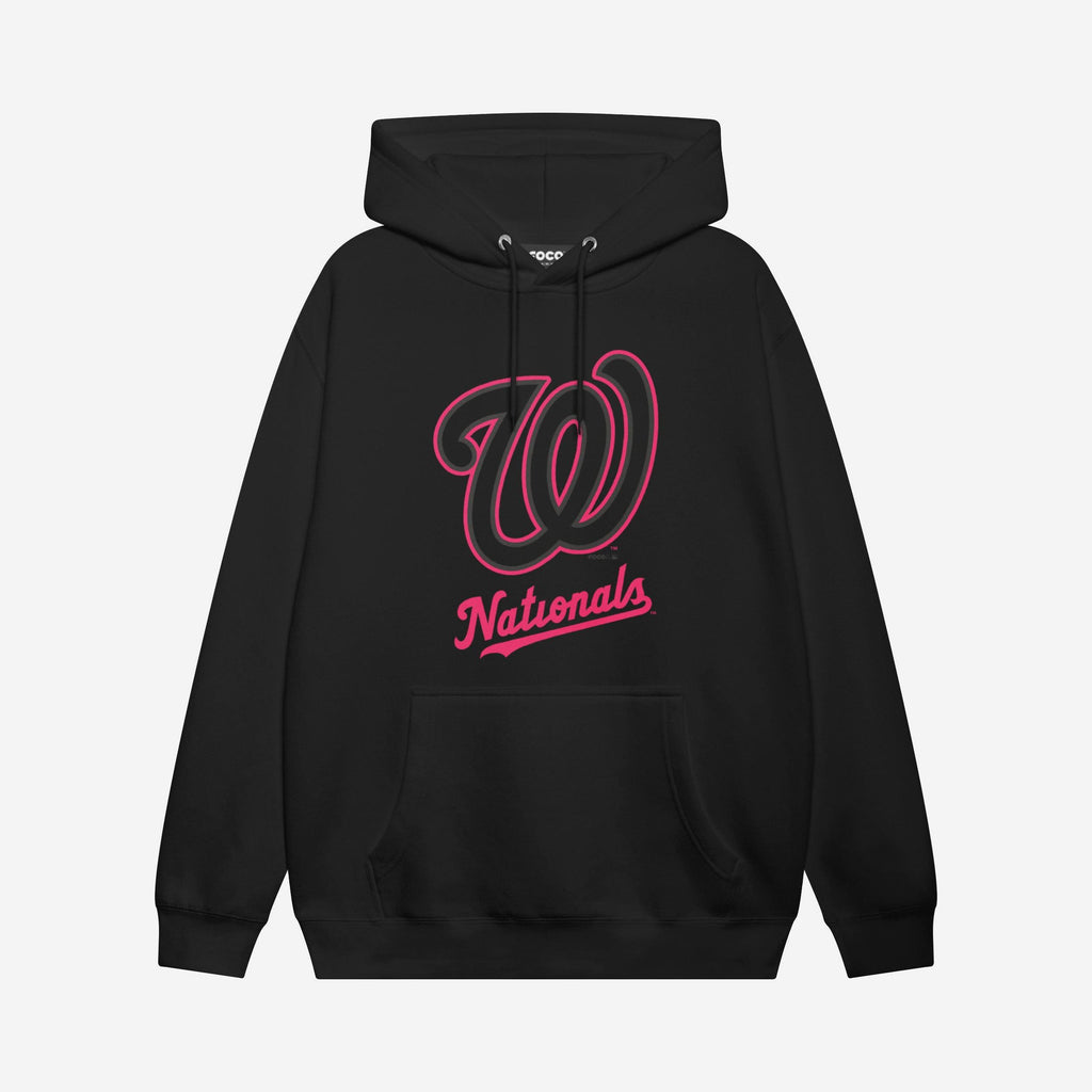 Washington Nationals Highlight Reel Hoodie FOCO Black/Neon Pink S - FOCO.com