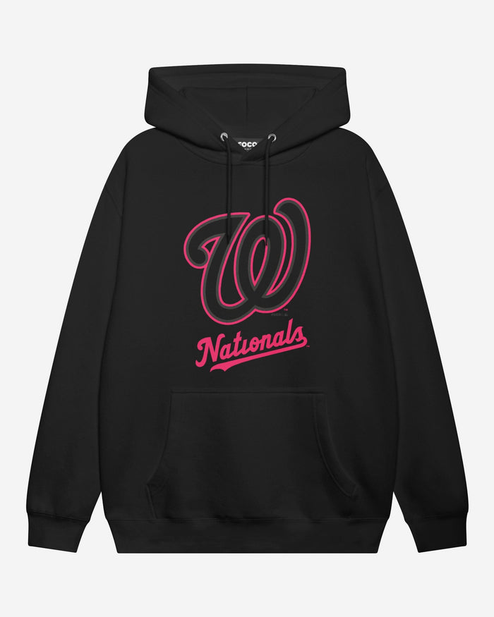 Washington Nationals Highlight Reel Hoodie FOCO Black/Neon Pink S - FOCO.com