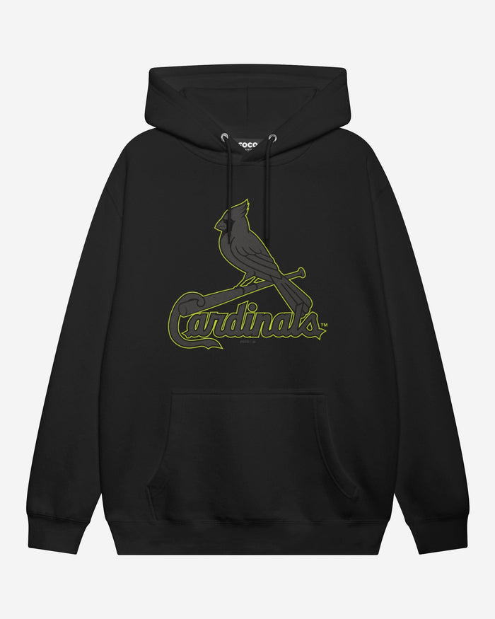 St Louis Cardinals Highlight Reel Hoodie FOCO Black/Volt S - FOCO.com