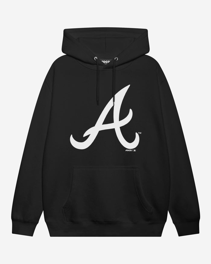 Atlanta Braves White Logo Hoodie FOCO S - FOCO.com