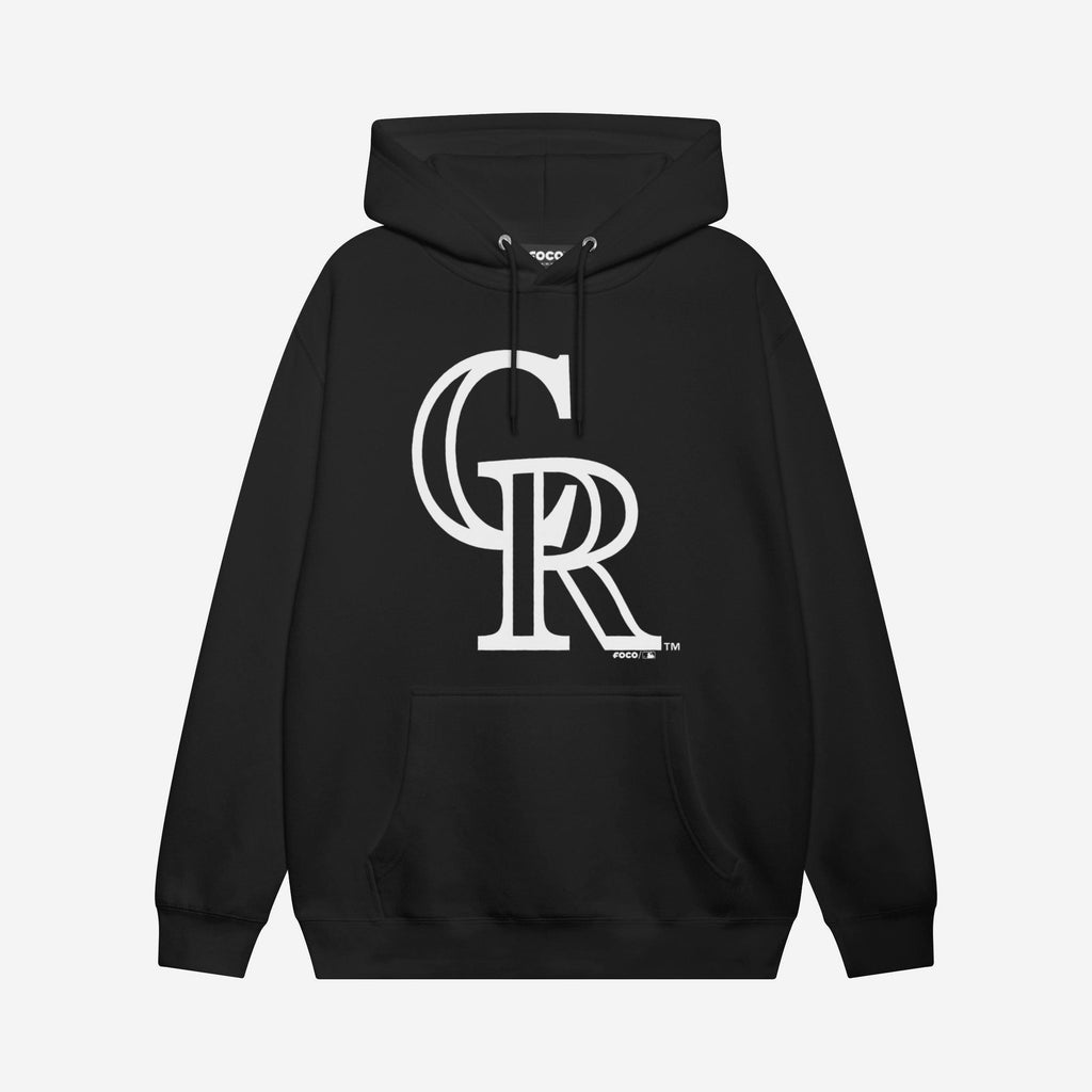 Colorado Rockies White Logo Hoodie FOCO S - FOCO.com