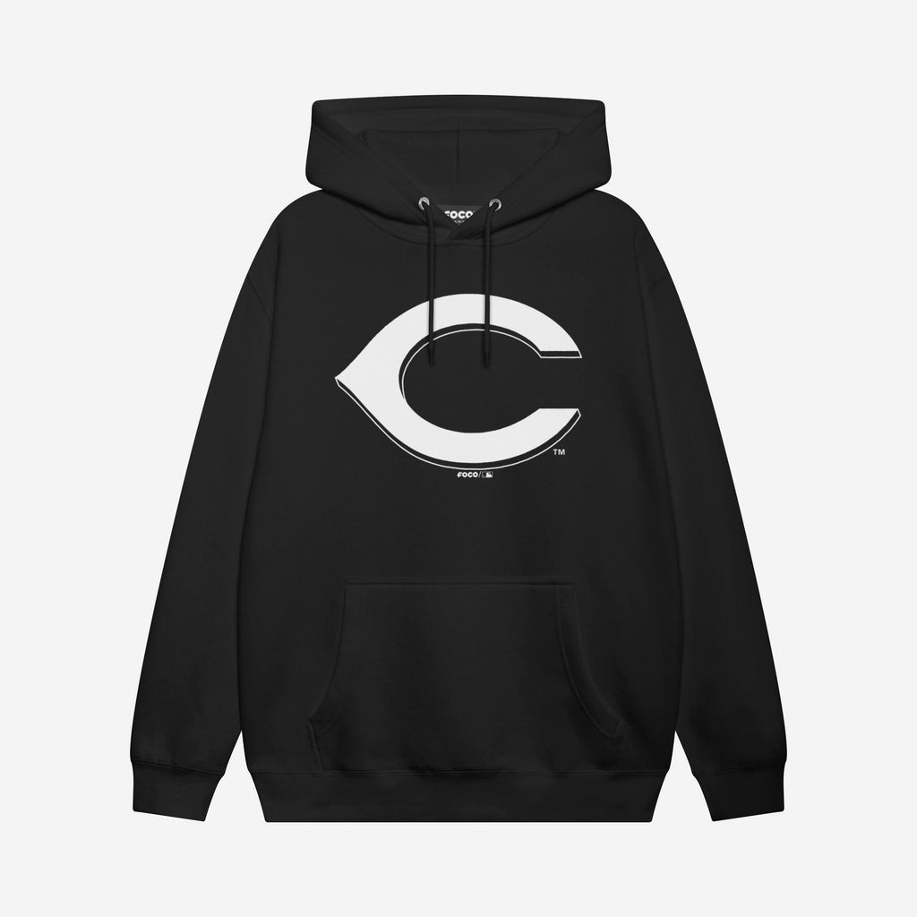 Cincinnati Reds White Logo Hoodie FOCO S - FOCO.com