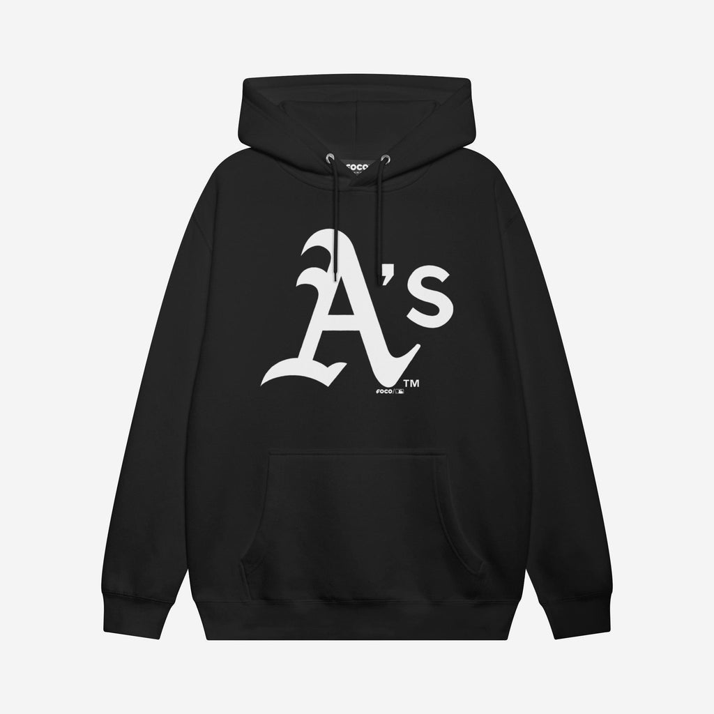 Oakland Athletics White Logo Hoodie FOCO S - FOCO.com