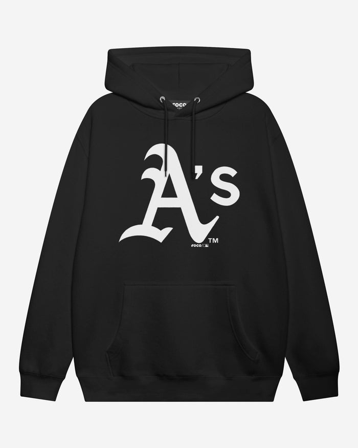 Oakland Athletics White Logo Hoodie FOCO S - FOCO.com