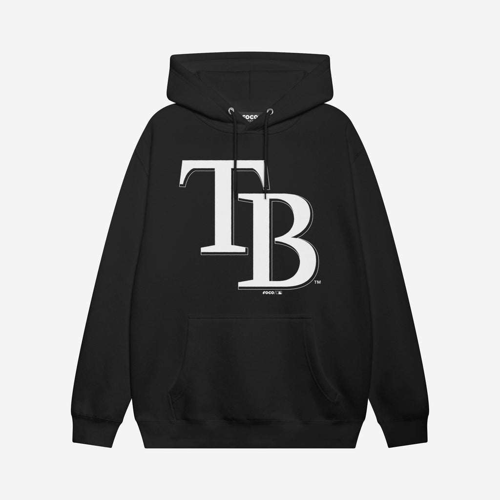 Tampa Bay Rays White Logo Hoodie FOCO S - FOCO.com