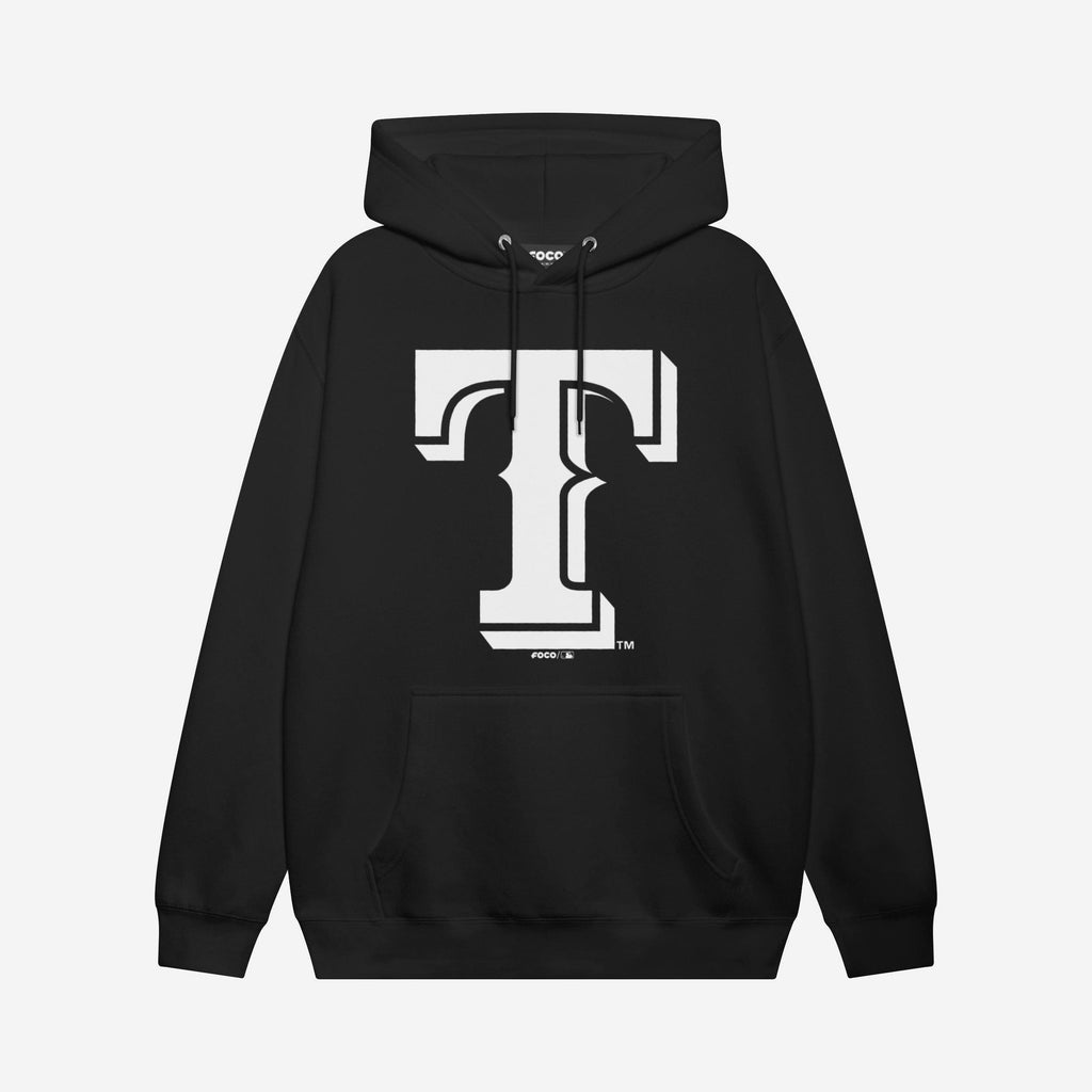 Texas Rangers White Logo Hoodie FOCO S - FOCO.com