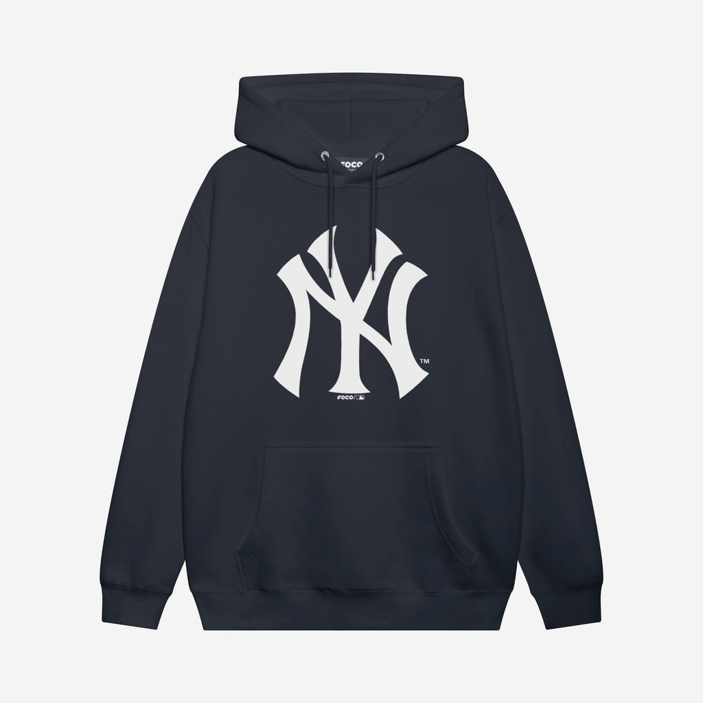 New York Yankees Primary Logo Hoodie FOCO Navy S - FOCO.com
