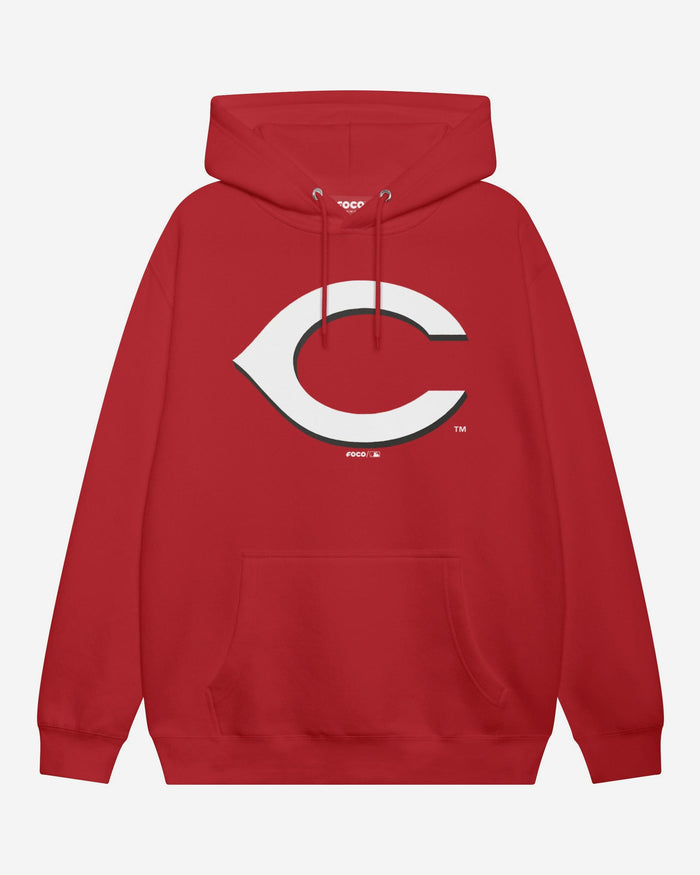 Cincinnati Reds Primary Logo Hoodie FOCO Red S - FOCO.com