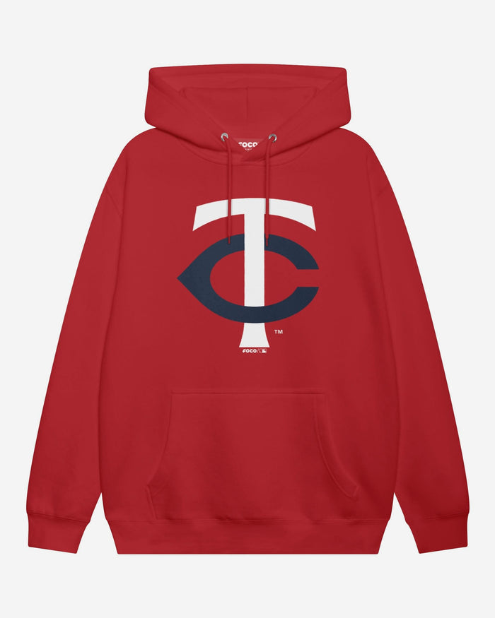 Minnesota Twins Primary Logo Hoodie FOCO Red S - FOCO.com