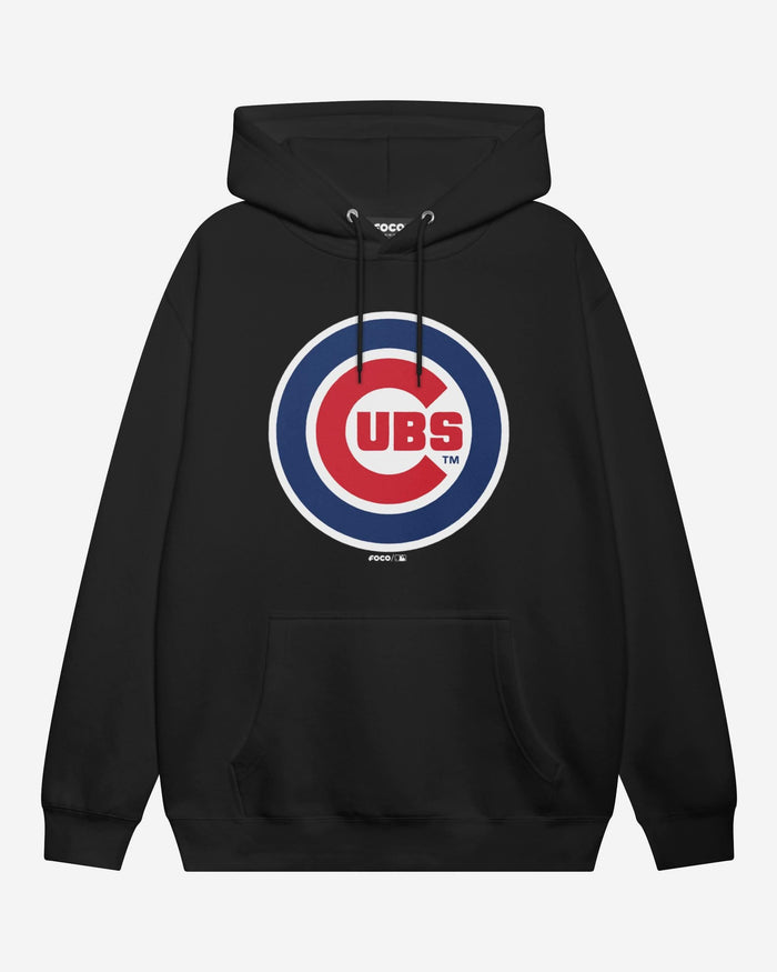 Chicago Cubs Primary Logo Hoodie FOCO Black S - FOCO.com