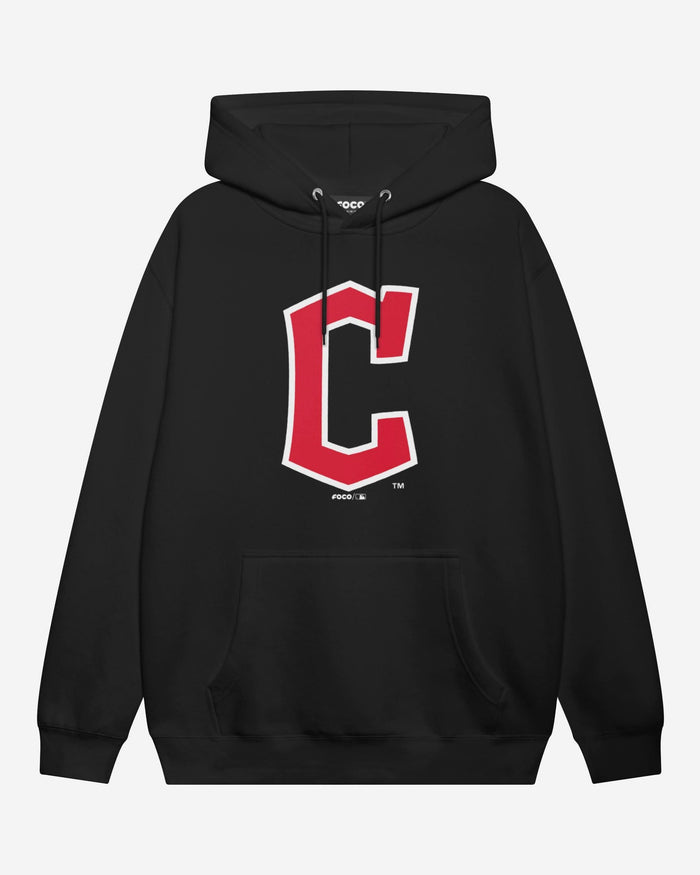 Cleveland Guardians Primary Logo Hoodie FOCO Black S - FOCO.com
