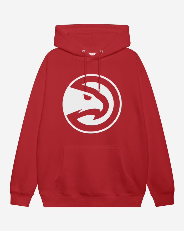 Atlanta Hawks Primary Logo Hoodie FOCO Red S - FOCO.com