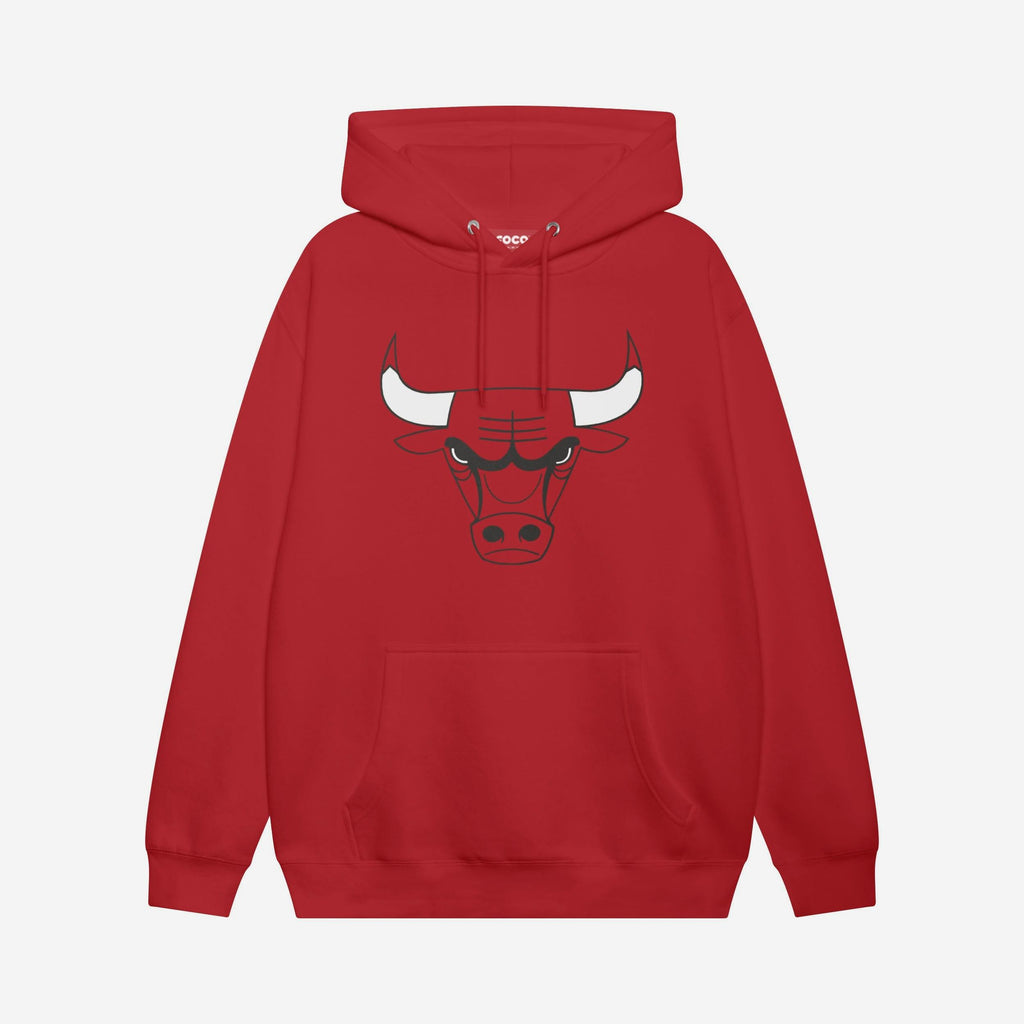 Chicago Bulls Primary Logo Hoodie FOCO Red S - FOCO.com