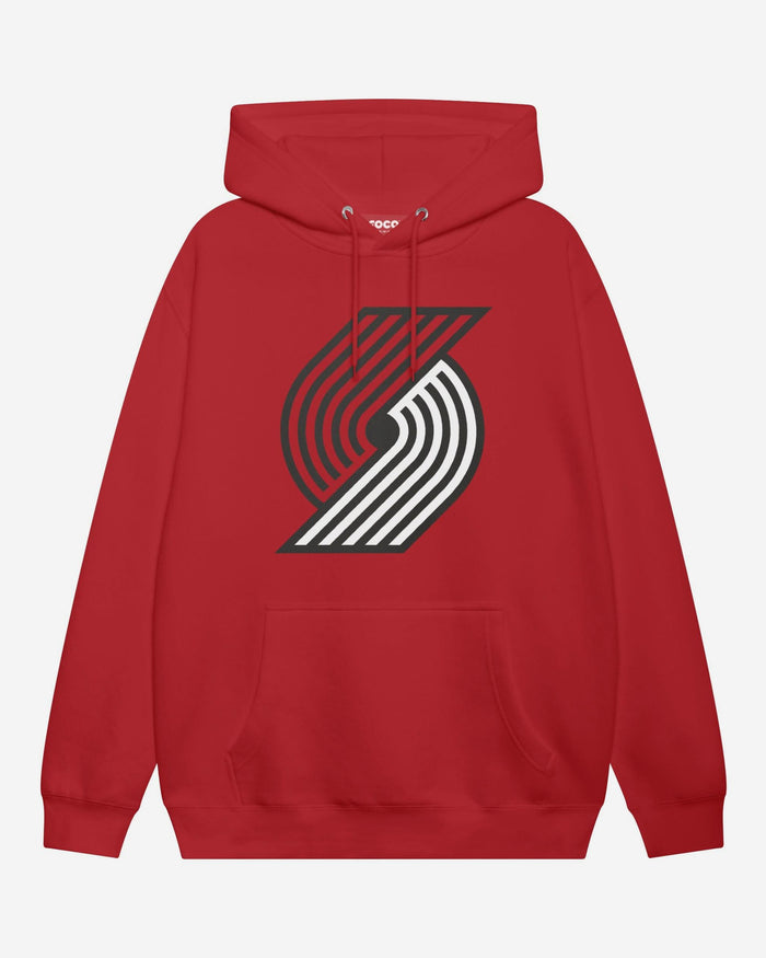 Portland Trail Blazers Primary Logo Hoodie FOCO Red S - FOCO.com