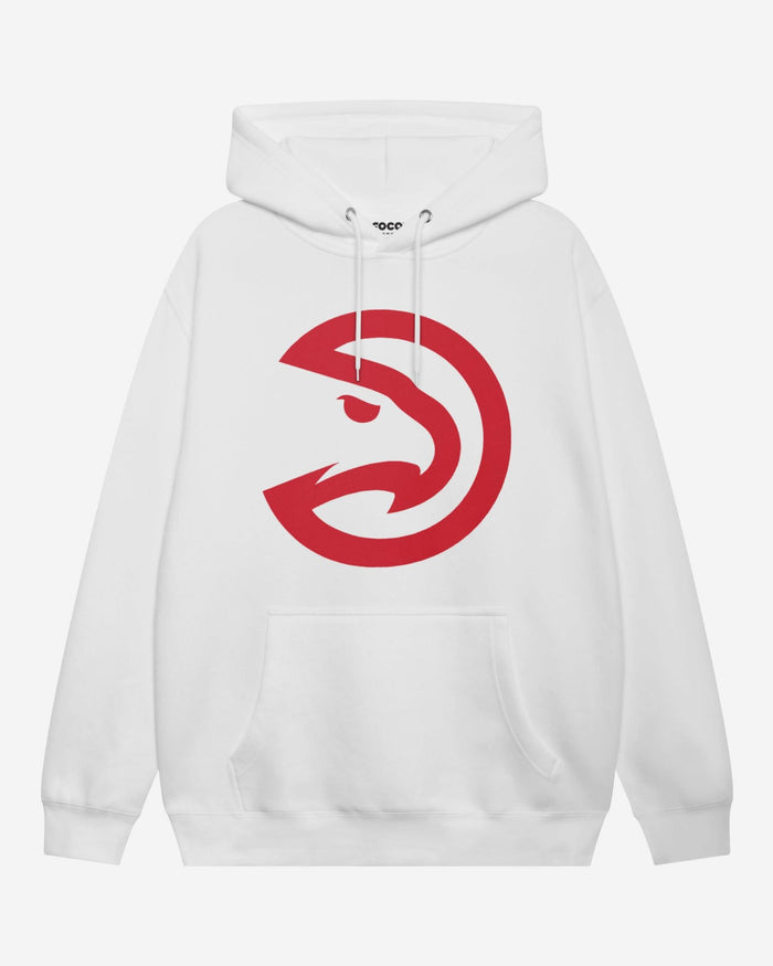 Atlanta Hawks Primary Logo Hoodie FOCO White S - FOCO.com