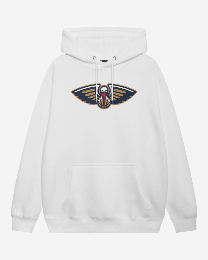New Orleans Pelicans Primary Logo Hoodie FOCO White S - FOCO.com