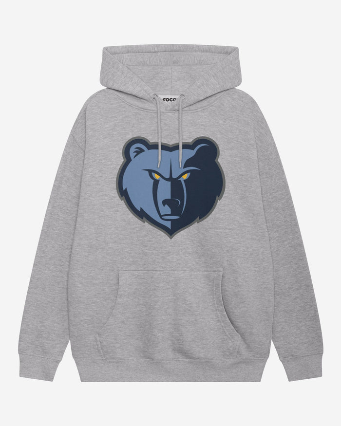 Memphis Grizzlies Primary Logo Hoodie FOCO Athletic Heather S - FOCO.com
