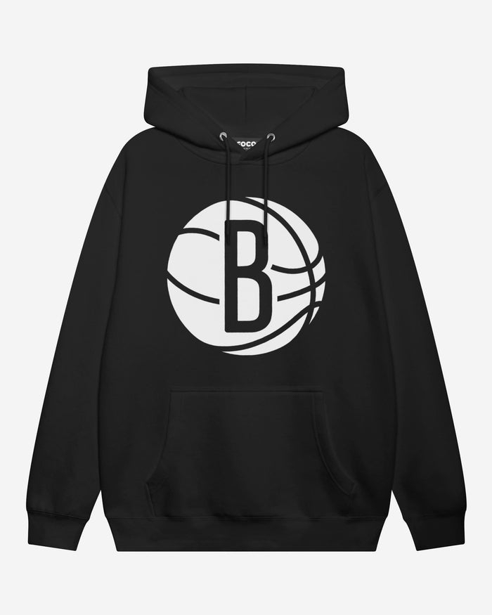 Brooklyn Nets Primary Logo Hoodie FOCO Black S - FOCO.com