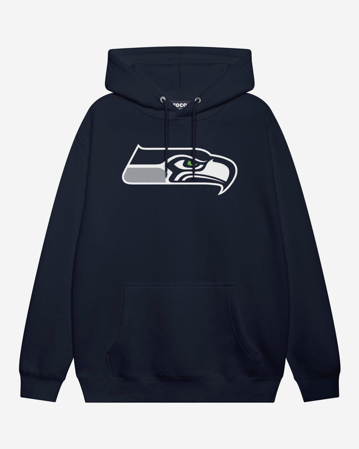 Seattle Seahawks Primary Logo Hoodie FOCO Navy S - FOCO.com