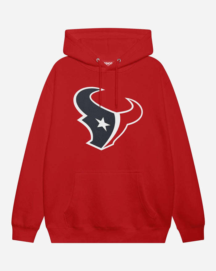 Houston Texans Primary Logo Hoodie FOCO Red S - FOCO.com