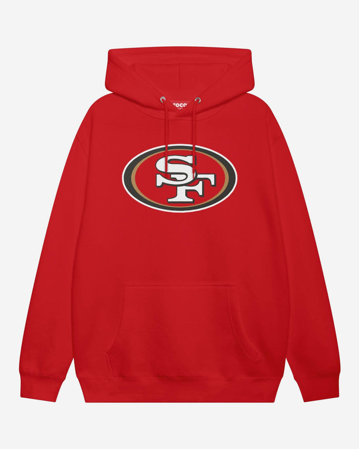 San Francisco 49ers Primary Logo Hoodie FOCO Red S - FOCO.com