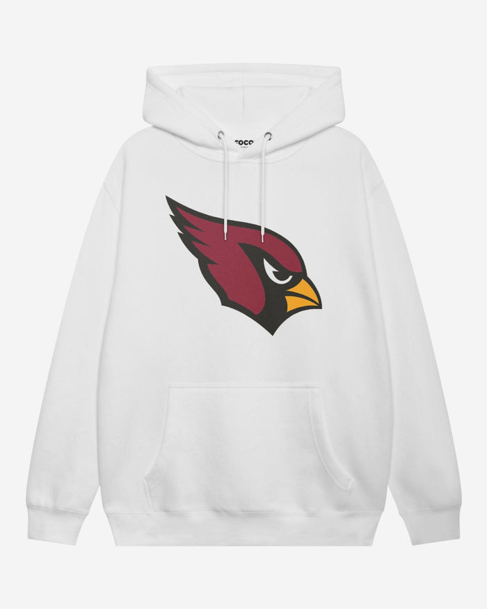 Arizona Cardinals Primary Logo Hoodie FOCO White S - FOCO.com